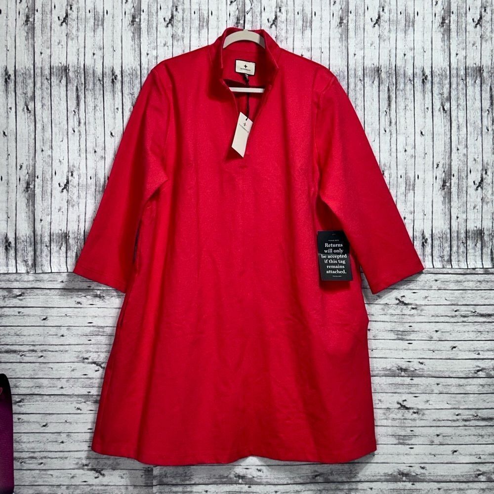 Tuckernuck Ponte Clifton Collared Mini Dress